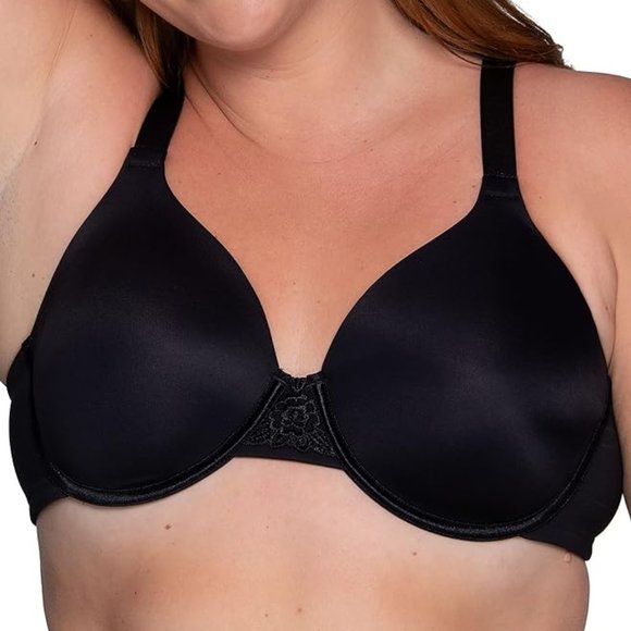 🩷🩷Vanity Fair Beauty Back Full Figure Underwire Black Bra 76380 36DDD(F) NWOT - Picture 1 of 5
